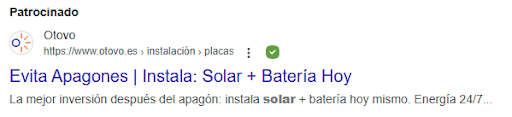 marketing placas solares google ads